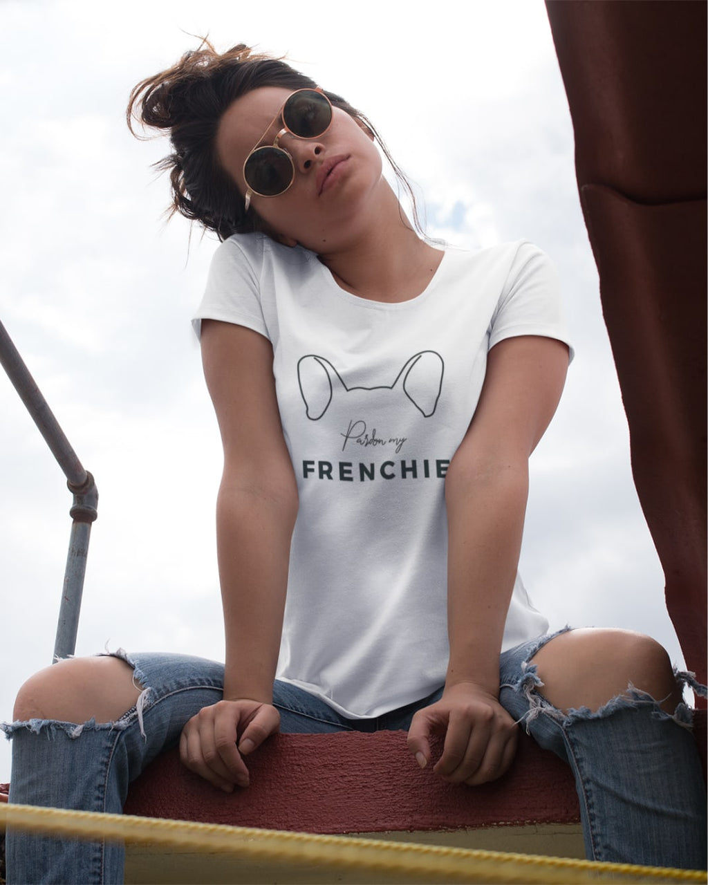 Pardon My Frenchie - Ladies Organic Shirt